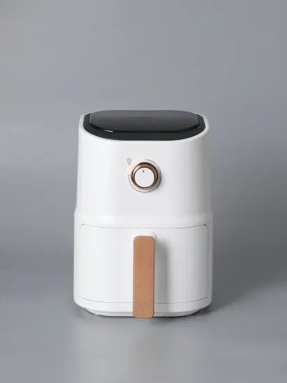 Fritadeira de ar elétrica de estilo de vida saudável 3L, comida sem óleo com botão mecânico/tela sensível ao toque