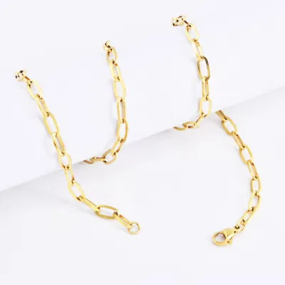 Moda hip hop jóias quadrado fio cabo corrente para banhado a ouro camadas neckace pulseira jóias fazendo
