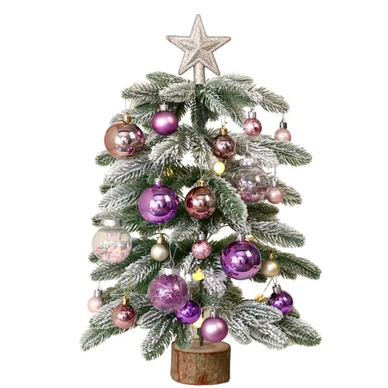 Pequenos enfeites de natal mini árvore de natal decoração de mesa pinha árvore de natal para fornecimento de festa